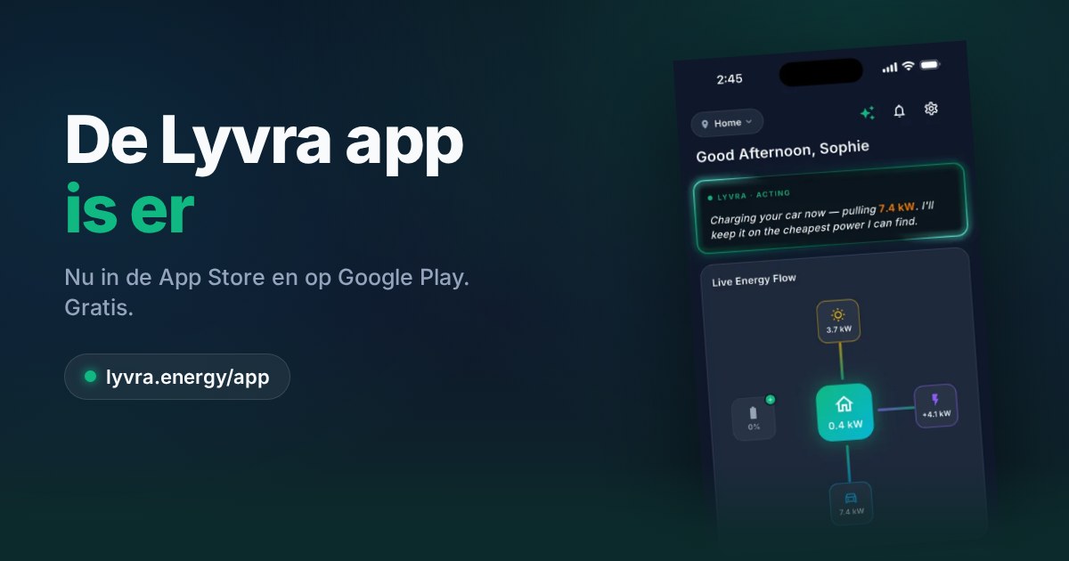 The Lyvra app is live on iOS and Android
